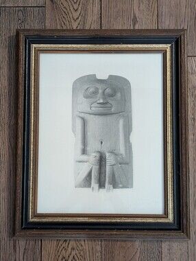 Vintage 1893 Original Signed Framed Photograph